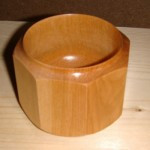 木工挽物の八角湯呑み